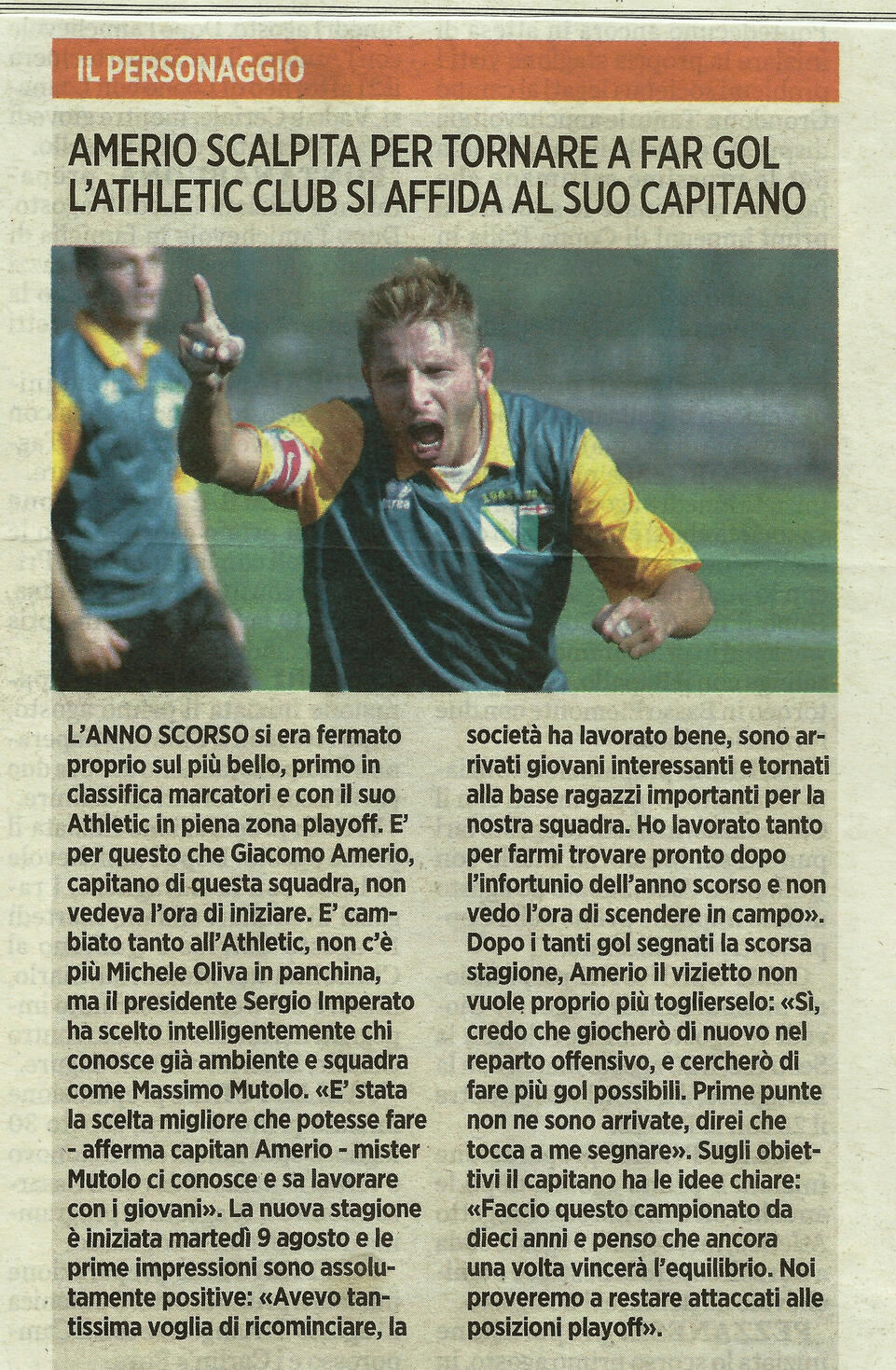 2011-08-15-Giacomo-Amerio-Calcio-Intervista-SecoloXIX 2011-08-15-Giacomo-Amerio-Calcio-Intervista-SecoloXIX