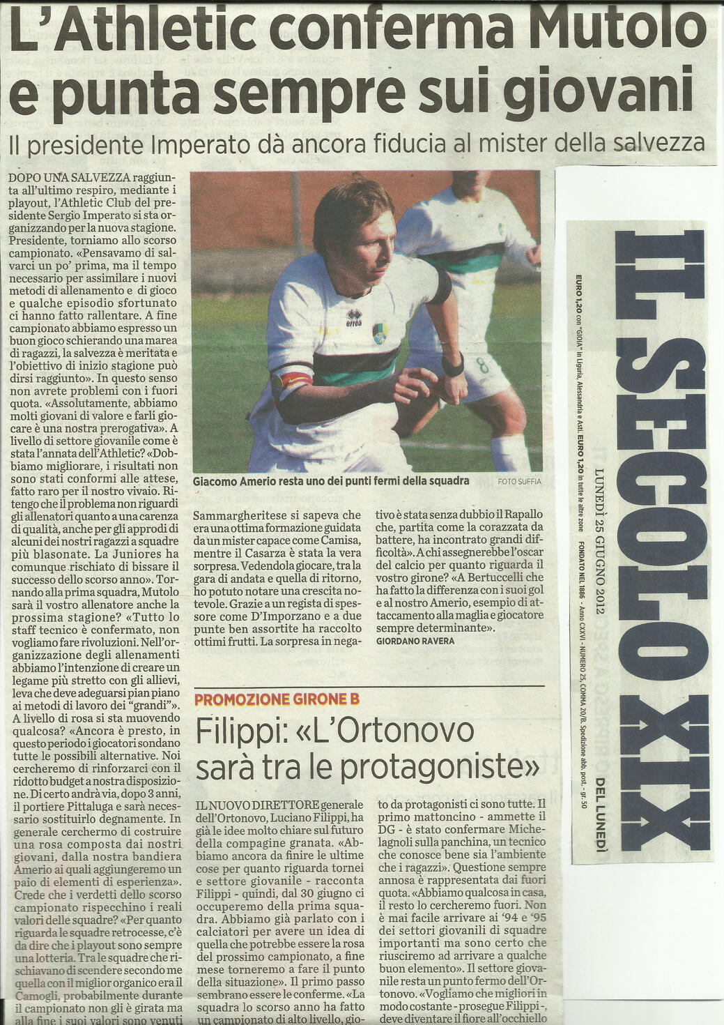 2012-06-25-Giacomo-Amerio-Calcio-SecoloXIX 2012-06-25-Giacomo-Amerio-Calcio-SecoloXIX