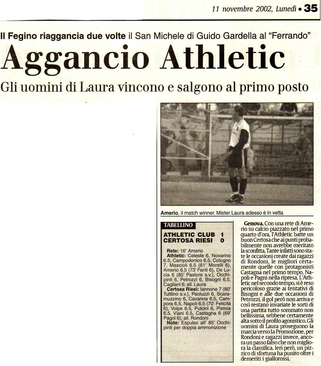 2002-11-11-Giacomo-Amerio-Calcio-SecoloXIX 2002-11-11-Giacomo-Amerio-Calcio-SecoloXIX